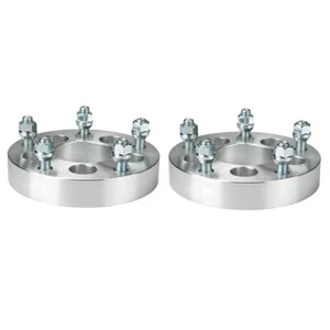 2PCS 1.25" 5x4.5 to 5x5.5 Wheel Adapters Spacers 5x114.3 to 5x139.7 For Jeep - Picture 1 of 6