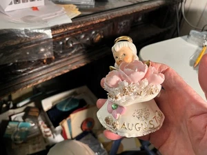 Vintage Poppy Peridot 489 August Angel Geo. Figura Z. Lefton Japón - Imagen 1 de 13