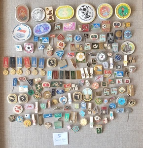Sport Olympics Set of 150 USSR Soviet russian badges pins - Picture 1 of 24