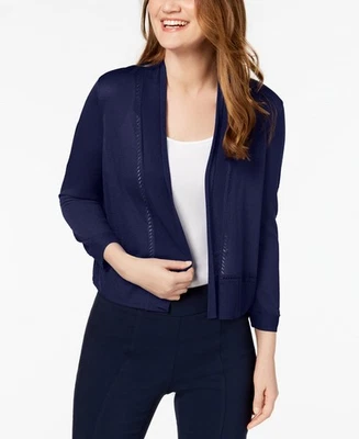 Cardigã feminino Anne Klein frente aberta tamanho XS - Imagem 1 de 2