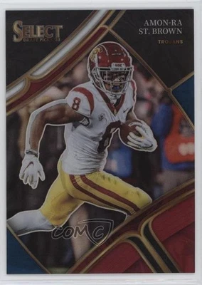 2023 Panini Select Draft Picks Field Level Tri-Color Prizm /199 Amon-Ra St Brown - Image 1 of 2