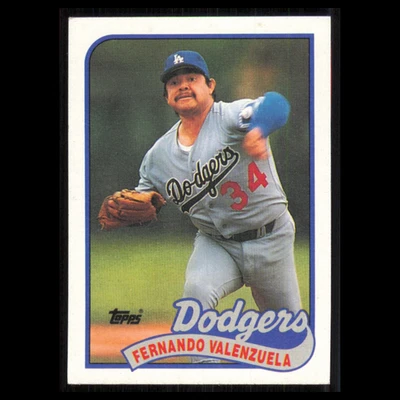 Fernando Valenzuela #150 1989 Topps Los Angeles Dodgers Baseball Card MLB NM - Image 1 of 3