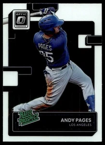 2022 Donruss Optic Rated Prospects Andy Pages Los Angeles Dodgers #RP-10 - Picture 1 of 2