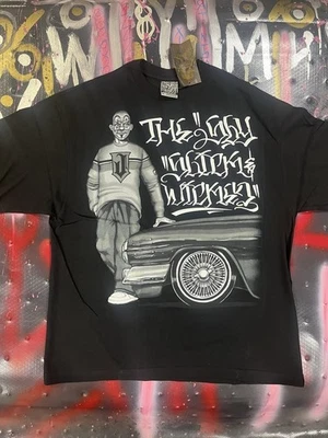 Camiseta marca Joker, Sly, Slick, Wicked, Lowrider Chicano Streetware Tee Foto 1 de 4