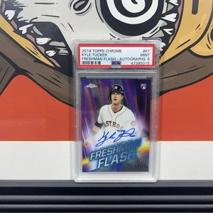 2019 Topps Chrome Kyle Tucker #KT Freshman Fresh Autographs 33/99 PSA 9 - Picture 1 of 2
