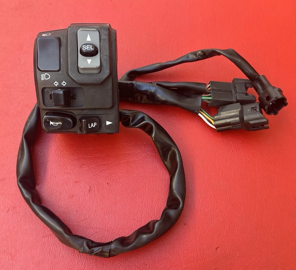 KAWASAKI NINJA ZX10R Zx 10 2016-2020 OEM INTERRUPTOR DE SEÑAL DE FAROS CONTROL IZQUIERDO Foto 1 de 4