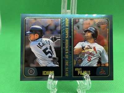 2001 Topps cromo comercializado #T99 Albert Pujols Ichiro Suzuki radiocontrol novato  Foto 1 de 4
