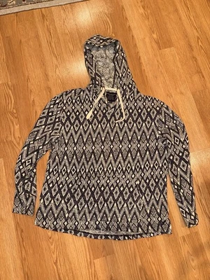 AMERICAN EAGLE HOODED PRINT SWEATER MENS M - Image 1 of 4