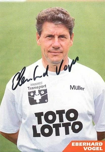 Eberhard Vogel Autogrammkarte Hannover 96 Trainer Toto Lotto 1992 - Picture 1 of 2