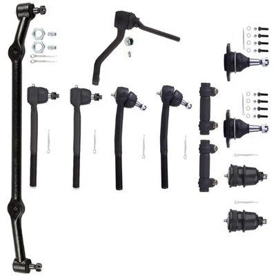 Front Lower Upper Ball Joint Outer Tie Rod End Kit For Buick LeSabre 1977-1990 Foto 1 de 4