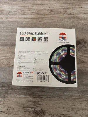 WBM Care Smart Wi-Fi LED Strip Light 16.4 ft  1 Pack Color Changing RGB Light - Image 1 of 2