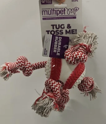 Multipet Sport Ball W/Tugs Assorted Dog Toy, (Each Sold Separately)* - Image 1 of 2