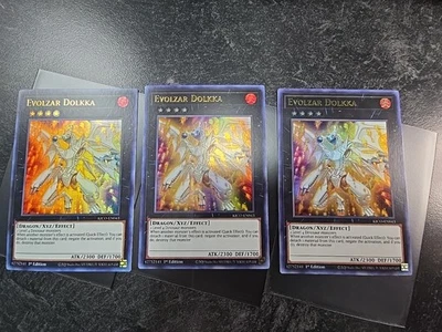 Evolzar Dolkka-  KICO-EN043 x3 - 1st Edition - Ultra Rare - NM/MINT  - Image 1 of 2