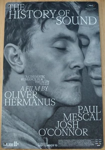 THE HISTORY OF SOUND Tin 8x12 Movie Poster Art Gay Paul Mescal Josh O'Connor - Picture 1 of 2