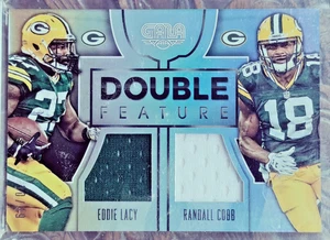 Camisetas Panini Gala 2016 doble función Eddie Lacy/Randall Cobb 30/49 Packers - Imagen 1 de 2