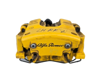 2021 ALFA ROMEO GIULIA REAR LEFT LH DRIVER YELLOW DISC BRAKE CALIPER  OEM #Z - Image 1 of 4