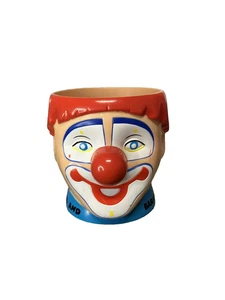 VTG Ringling Bros & Barnum Bailey Clown Face Mug Cup Hard Plastic 12oz - Picture 1 of 8