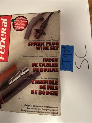 Juego de cables de bujía de encendido Federal 2956 repuesto de alto rendimiento Foto 1 de 4