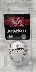 Official 2021 World Series Champions Atlanta Braves Commemorative Baseball - Picture 1 of 5