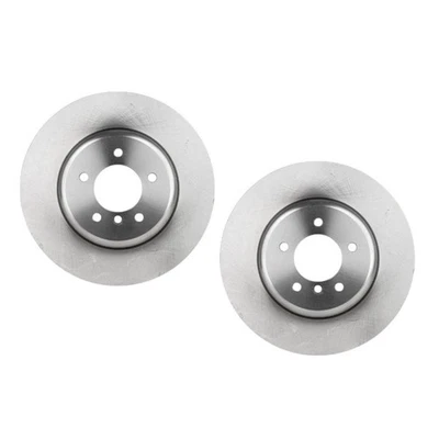 For BMW 545i 2004 2005 Brake Discs | Front 2-Wheel Set Cast Iron Natural Vented Foto 1 de 4