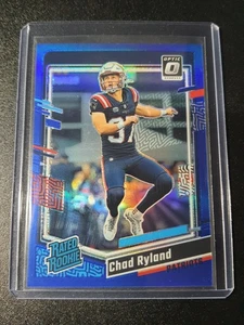 Chad Ryland - Donruss Optic 2023 - Patriots - Rated Rookie - Blue - /199 - Bild 1 von 3