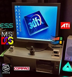 Compaq Deskpro EN retro Pentium II Win 98 MS DOS Vintage Retro Gaming Computer - Bild 1 von 13