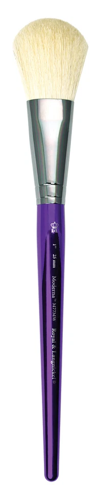 ROYAL & LANGNICKEL Royal Moderna Synthetic White Goat Mop Brush- 1/2", 3/4" or 1" ($5.49 - $6.99ea)