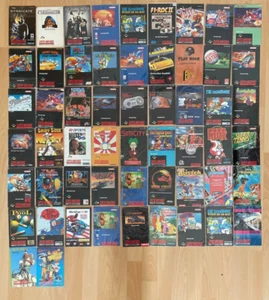 56x Nintendo SNES Spielanleitungen Super Nintendo Sammlungsauflösung - Bild 1 von 12
