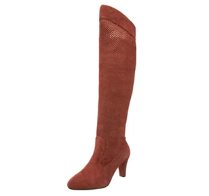 Stivali donna Daniblack Dalia al ginocchio, colore: ruggine. Pelle taglia 6M US - Foto 1 di 5