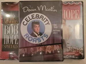 Bob Hope, Dean Martin, 3 DVD Set: Memories/Roasts, New, Fast Shipping - Picture 1 of 2