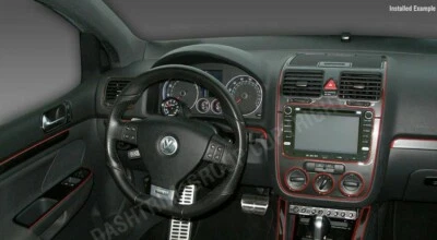 VOLKSWAGEN GTI FIT 2006 07 2008 2009 NUEVO RHD LHD JUEGO PLANO ABS MADERA TABLERO MOLDURAS KIT Foto 1 de 4