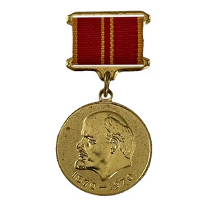 URSS Ejército Rojo Ruso Soviético Vladimir Lenin 100 Años CUMPLEAÑOS Pin Insignia Medalla - Imagen 1 de 4