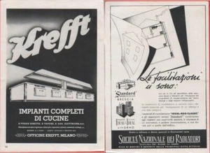 Krefft. Impianti completi di cucine/Società Nazionale dei Radiatori. Pubblicit - Bild 1 von 1