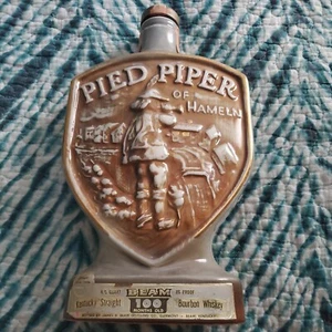 JIM BEAM bottle decanter Pied Piper WORLD SOCCER Championship Munich 1974 (W) - Picture 1 of 2
