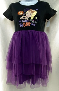 JoJo Siwa Girls FaBOOlous Tutu Dress Halloween Black Purple size XL 14-16 - Picture 1 of 12