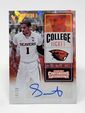 2016 Contenders Draft Picks Cracked Ice College Ticket Gary Payton II Auto /23