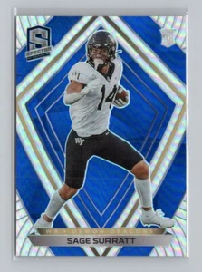 2021 Chronicles Sage Surratt /99 Spectra Base Blue - Picture 1 of 2