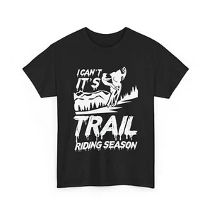 Wintersport Schneemobil I Cant Its Trail Riding Season T-Shirt - Bild 1 von 15