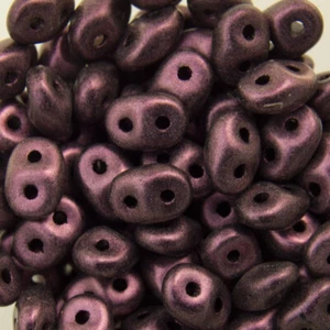2/5MM MATUBO SUPERDUO Metallic Suede Pink Beads - Picture 1 of 1