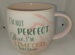 Taza de café Cracker Barrel. No soy perfecto pero soy edición limitada. Usado - Imagen 1 de 4