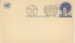 UN (NY) - 2º Tarjetas postales (2no. SC's) 1952-77 - Imagen 1 de 2