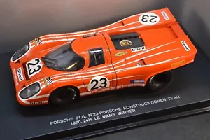 EAGLE'S RACE 1/18 PORSCHE 917L N°23 1970 H24 LE MANS WINNER DIE CAST MODEL - Foto 1 di 8