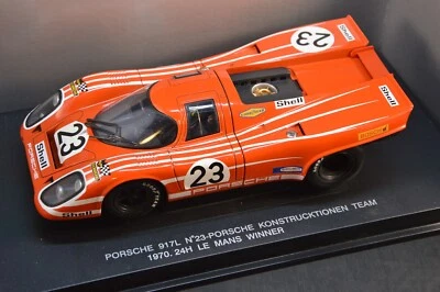 EAGLE'S RACE 1/18 PORSCHE 917L N°23 1970 H24 LE MANS WINNER DIE CAST MODEL - Immagine 1 di 4