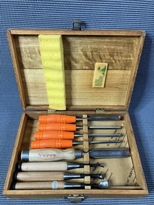 (4) Hackman WoodPecker Drechselmeißel, Robert Sorby 25 mm 1", (3) AMT + Box - Bild 1 von 20