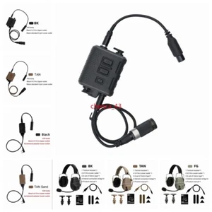 FMA FCS AMP V60 PTT Upgraded Gear Tactical Headset Communication Noise Reduction - Picture 1 of 28