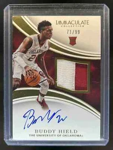 2016-17 Immaculate Collegiate Buddy Hield Patch Auto RC #71/99 - Picture 1 of 2