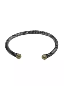 David Yurman Sterling Silver/14K Yellow Gold Cable Bracelet (7.5", 30.7 Gr) - Picture 1 of 9