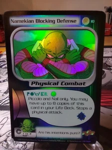 DBZ CCG DRAGON BALL Z NAMEKIAN BLOCKING DEFENSE #10 FOIL TRUNKS SAGA 2001 NM - Picture 1 of 2