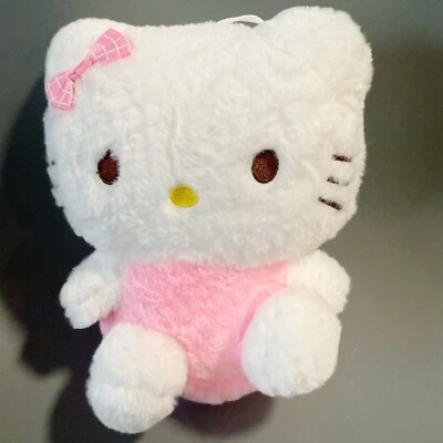 Hello Kitty 7英寸粉色和白色毛绒娃娃 — 第 1/3 张图片