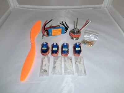 Motor-Servo Set für Modellflugzeuge bis 1000g - Bild 1 von 4